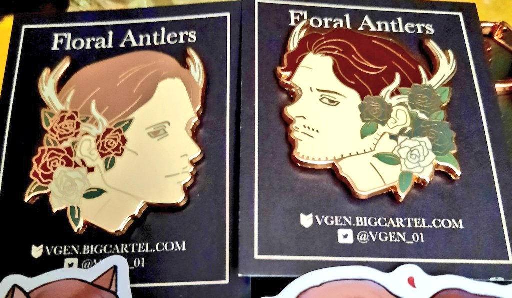 ColleenDonald25's tweet photo. @vgen_01 My order arrived and I am so excited. The Hannistag and Willstag pins are phenomenal. 😍 I adore the stickers and the prints are beautiful.  😍 Thank you so much! 😃
#FannibalFamily https://t.co/rskrlenzxg