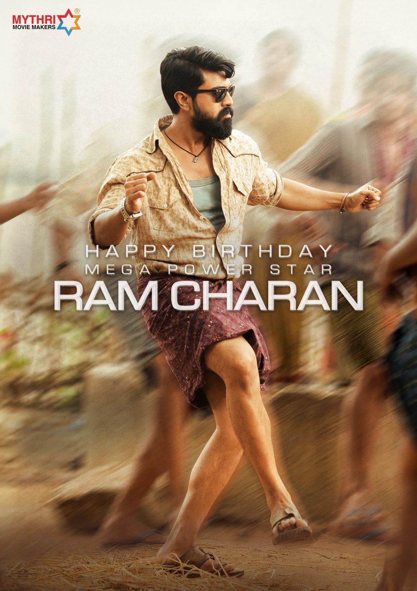 MythriOfficial's tweet photo. Wishing our Hero @AlwaysRamCharan garu a Very Happy Birthday with continuous Blockbusters ❤️ https://t.co/YXHWEexRV2
