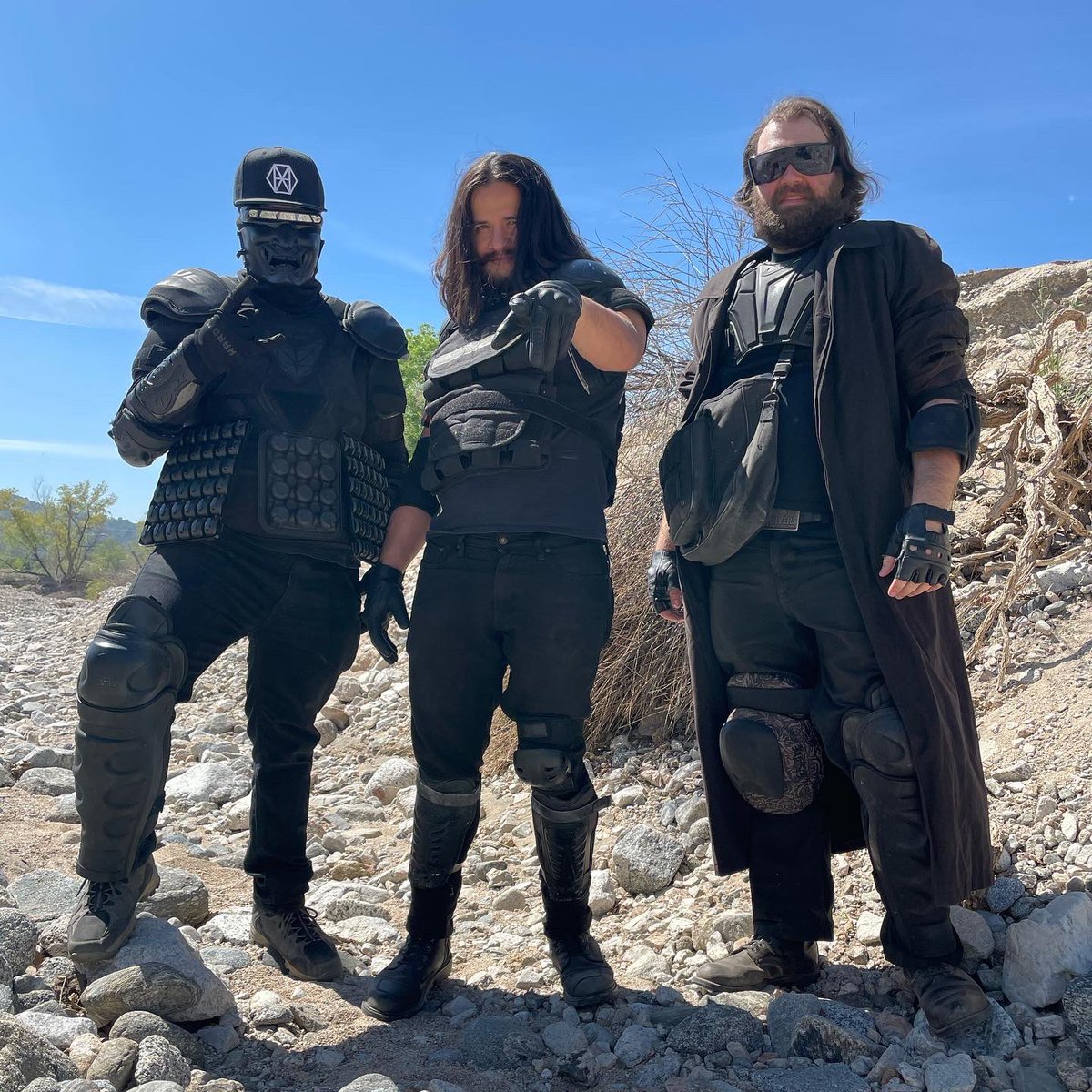 HEXICONmetal's tweet photo. Some saucy BTS shots from our next video! Thanks to @brianlinek for being our monster and @gkleinschmidt and @matt.araquistain for helping with filming/photography! Excited to share soon 🤘😎🤘.
——————
#metalvideo #musicvideo #filiming #metal #thrashmetal #hexicon #nastrond https://t.co/zN5o5pJRnd
