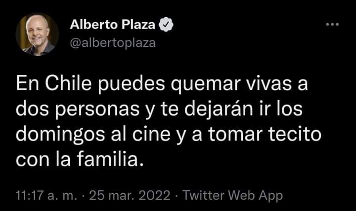 Nathusrt's tweet photo. Imagino que se refiere al caso quemados!! Porque después de 30 hubo algo de justicia. https://t.co/GDGO00xwec