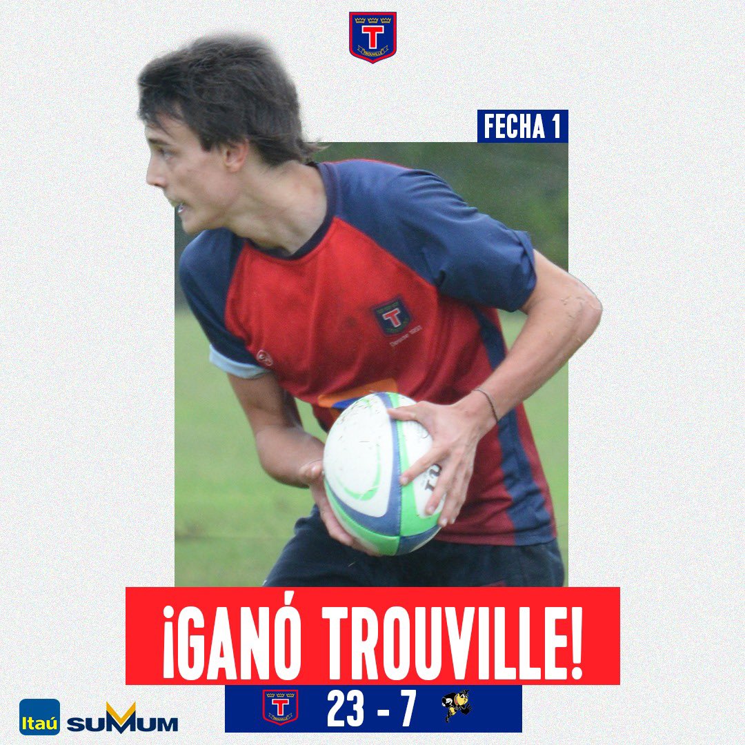 trouvillerugby's tweet photo. 𝐔𝐍𝐀 𝐂𝐎𝐒𝐀 𝐐𝐔𝐄 𝐄𝐌𝐏𝐈𝐄𝐙𝐀 𝐂𝐎𝐍 𝐓🚩

Gran victoria de la PreA ante @loscuervos_ .

Gracias por su visita 🙌🏼

#DaleRojo https://t.co/LPFl3FYPTA