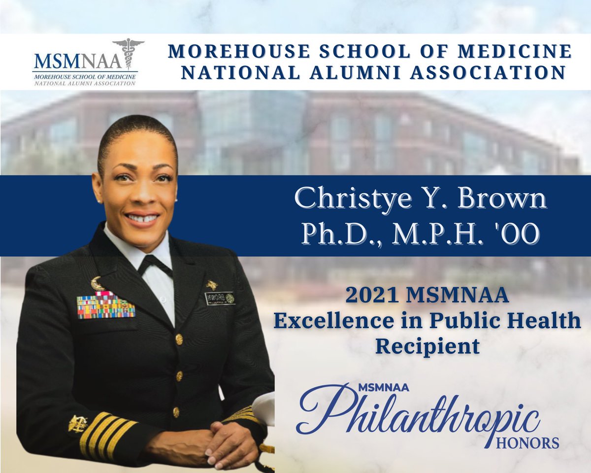 1975Alumni's tweet photo. Congratulations to Dr. Brown

#msmalumni #morehouseschoolofmedicine #publichealth #reuionweekend https://t.co/xtVacIlMUW