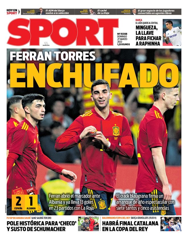 'Ferran Torres, plugged in' [sport]