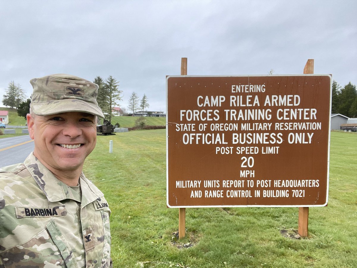 AnthonyBarbina's tweet image. Arrived at Camp Rilea, OR to observe and train our DCRF Task Force 2. Our team is training hard to provide defense support to the homeland. It was not lost on me that Stephen King's plot in "The Stand" starts here!

@jtfcs #StayRugged @iii_corps @USAEnReg @iii_corps  @36thENBDE