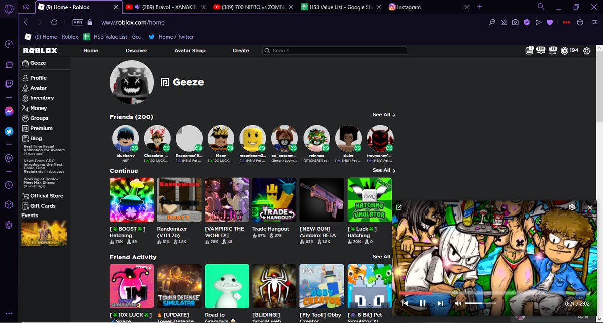 KujoReese's tweet photo. bro this fucking. opera gx browser. DAWG. like i dipped chrome it. im not even advertised by em. its just a lowkey good browser. https://t.co/6hJ5V4d1aQ