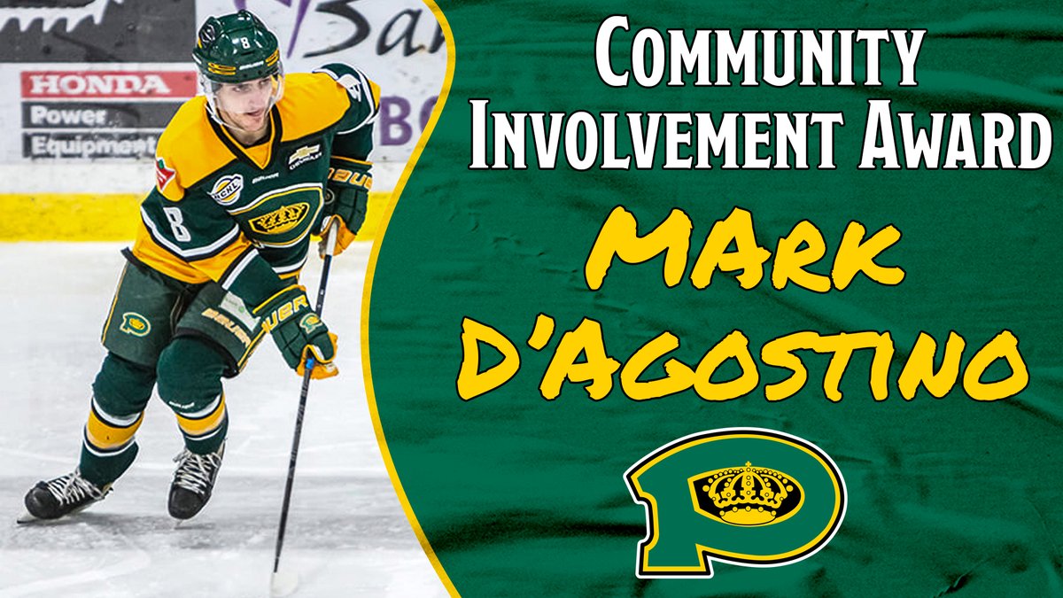 BCHLKings's tweet photo. Community involvement award - Mark D'Agostino https://t.co/MrUMeAnamq