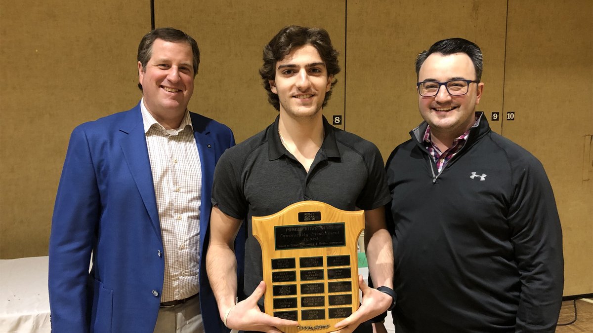 BCHLKings's tweet photo. Community involvement award - Mark D'Agostino https://t.co/MrUMeAnamq