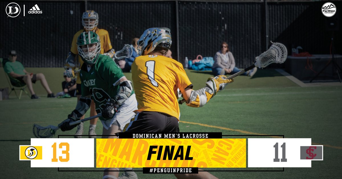 dominicansports's tweet photo. There's some March Madness for you! Down goes No. 6 Santa Clara. #PenguinPride https://t.co/HsKHS096Up