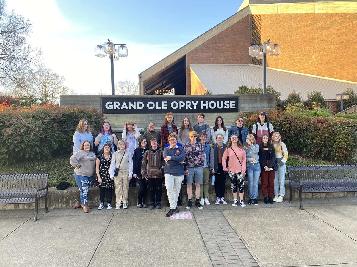 Ending our day at the Grand Ole Opry!