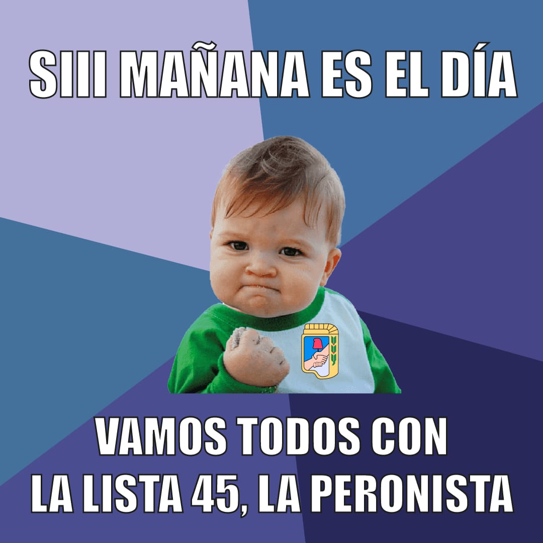 GADEABAJO's tweet photo. 🗳️ Votá por MANINO y RAPA, Votá por PERÓN ✌️✌
#LISTA45 https://t.co/9QRlONjhsu