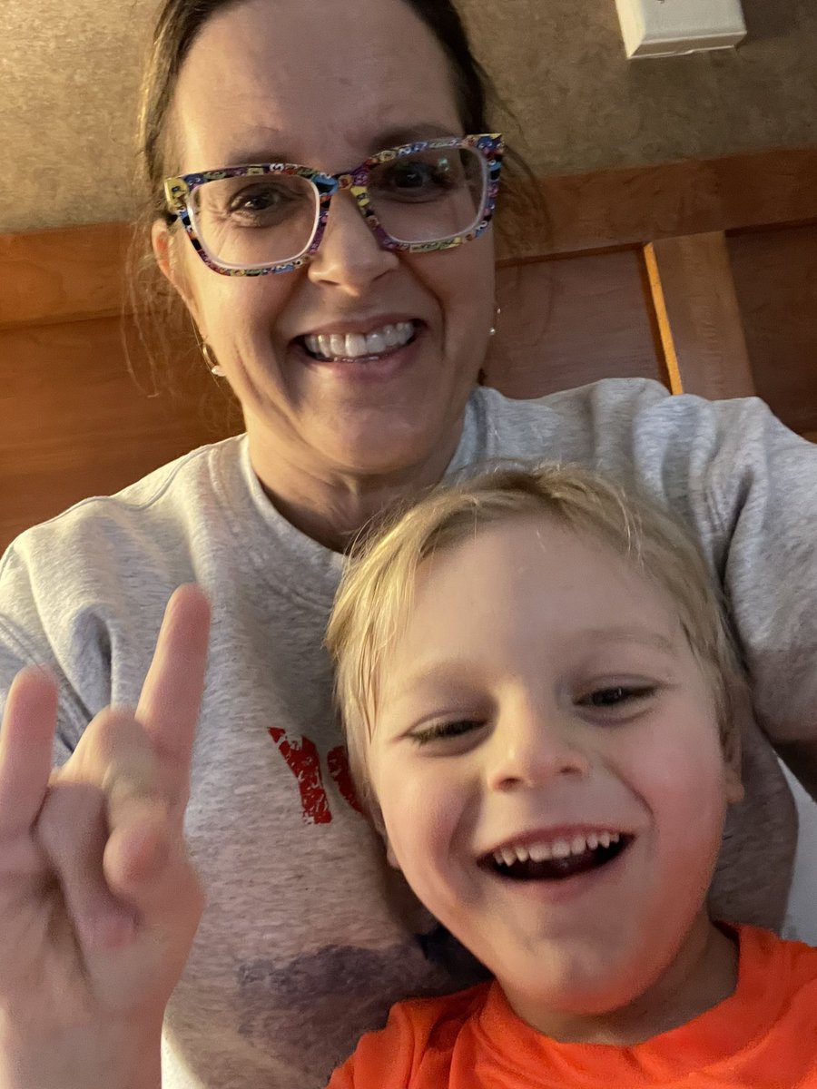 RealSweetGrace's tweet photo. Introducing my grandson to being a Yotes fan! #goyotes #futureyote He keeps cheering “Go Red Team”! @SDCoyotes https://t.co/260oYWWvLh