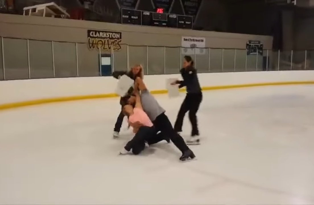 If you ever feel down, just remember that this thread of figure skaters