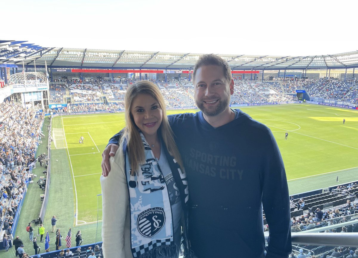 marybuche's tweet photo. Sporting our Sporting KC gear at the game #SportingKC #SportingKSCN #FCKansasCity https://t.co/PicnfpB4Lm
