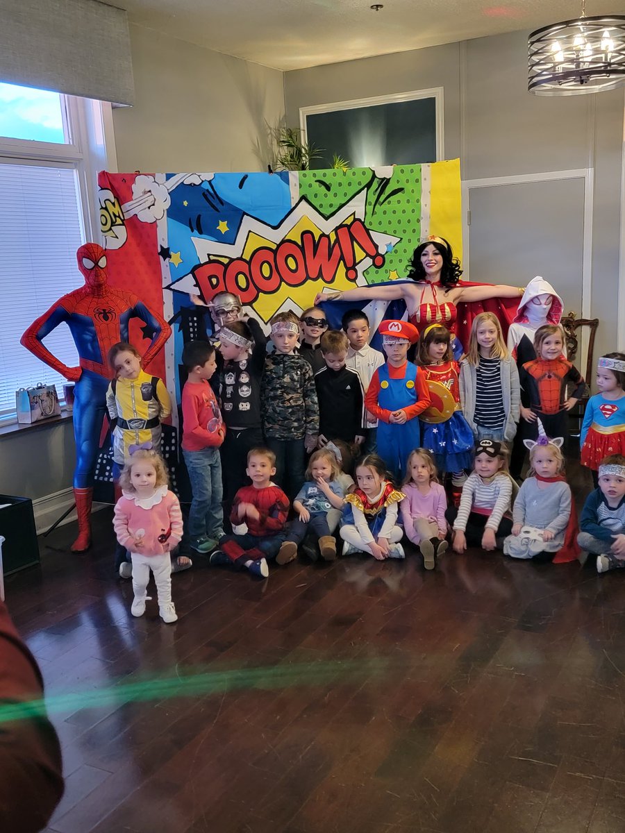 12onthestimp's tweet photo. Spiderman and Wonder Woman the hit of the event. https://t.co/VtPEB2XqR0