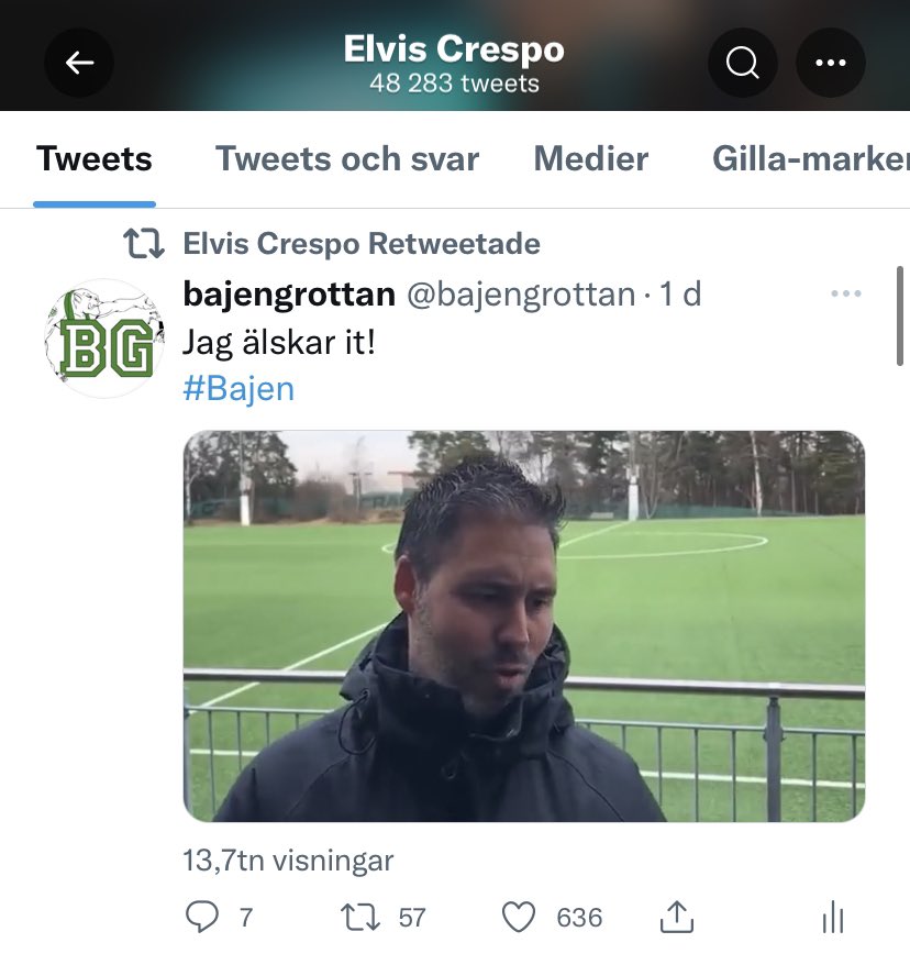 bajengrottan's tweet photo. på listan med saker man inte tog för givet för en vecka sen https://t.co/E7c1pHu3GY