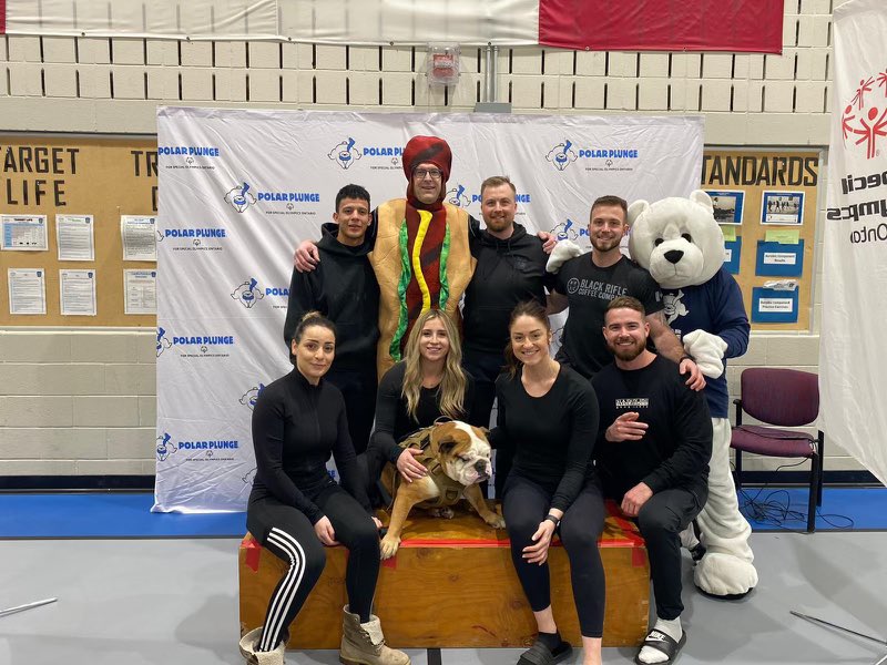 Check out the 11 Delta Dogs representing 11 division!! #freezinforareason #peelpolicepolarplunge #LETR #SOO