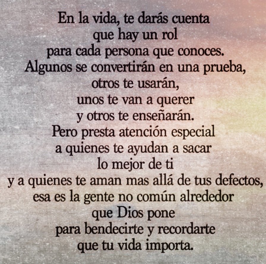 cbleones79's tweet photo. #Aferrarse a la #GenteQueSi 🤙🏻, y #Alejarse de la #GenteQueNo 👎🏻 #Sabado 🤲🏻 https://t.co/2dv1Xd5UN0