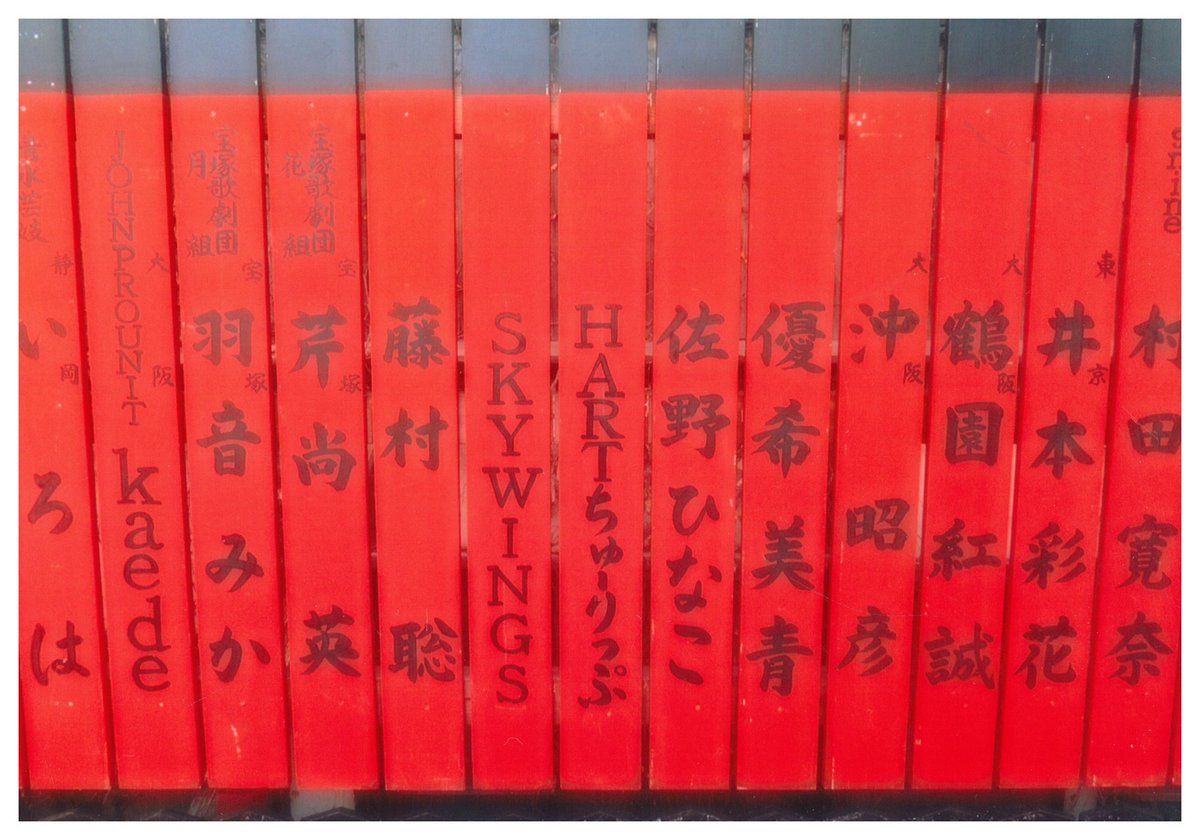 HARTtulip_staff's tweet photo. おととしの正月に奉納した玉垣が
二年の期限を迎えたので
今回は郵便で更新したんですが
やっぱり気になって
見に来ました
#車折神社 #芸能神社
#HARTちゅーりっぷ

←更新前  更新後→ https://t.co/97YEWlevGg