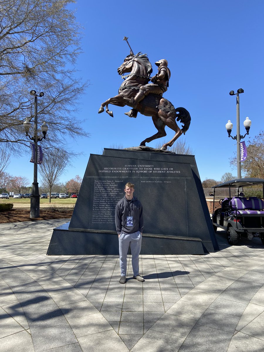 brantbryant4's tweet photo. Had a great day at @FurmanU Jr. Day @PaladinFootball @NwGaFootball @SHSPhoenixFB @CSpangDB https://t.co/aZ5FudBruA