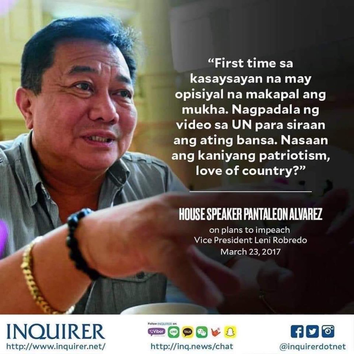 To #FactCheckPH and #FactsFirstPH why dont you flag him the way you flagged me re my reasons for not voting someone in answer to <a href="/ansj64/">chinoypatriot❤️🧡💙🇵🇭</a>? I gave the same reason and then you had the gall to ask for proof. I gave you the UN speech on YT. False claim? False opinion? Ibang klase.