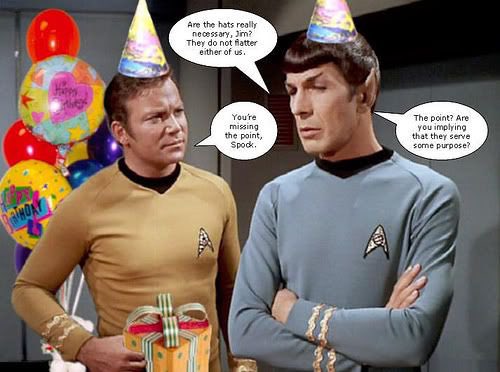 Two Star Trek Birthdays in one week? Fascinating. Happy Birthday Leonard Nimoy. 
