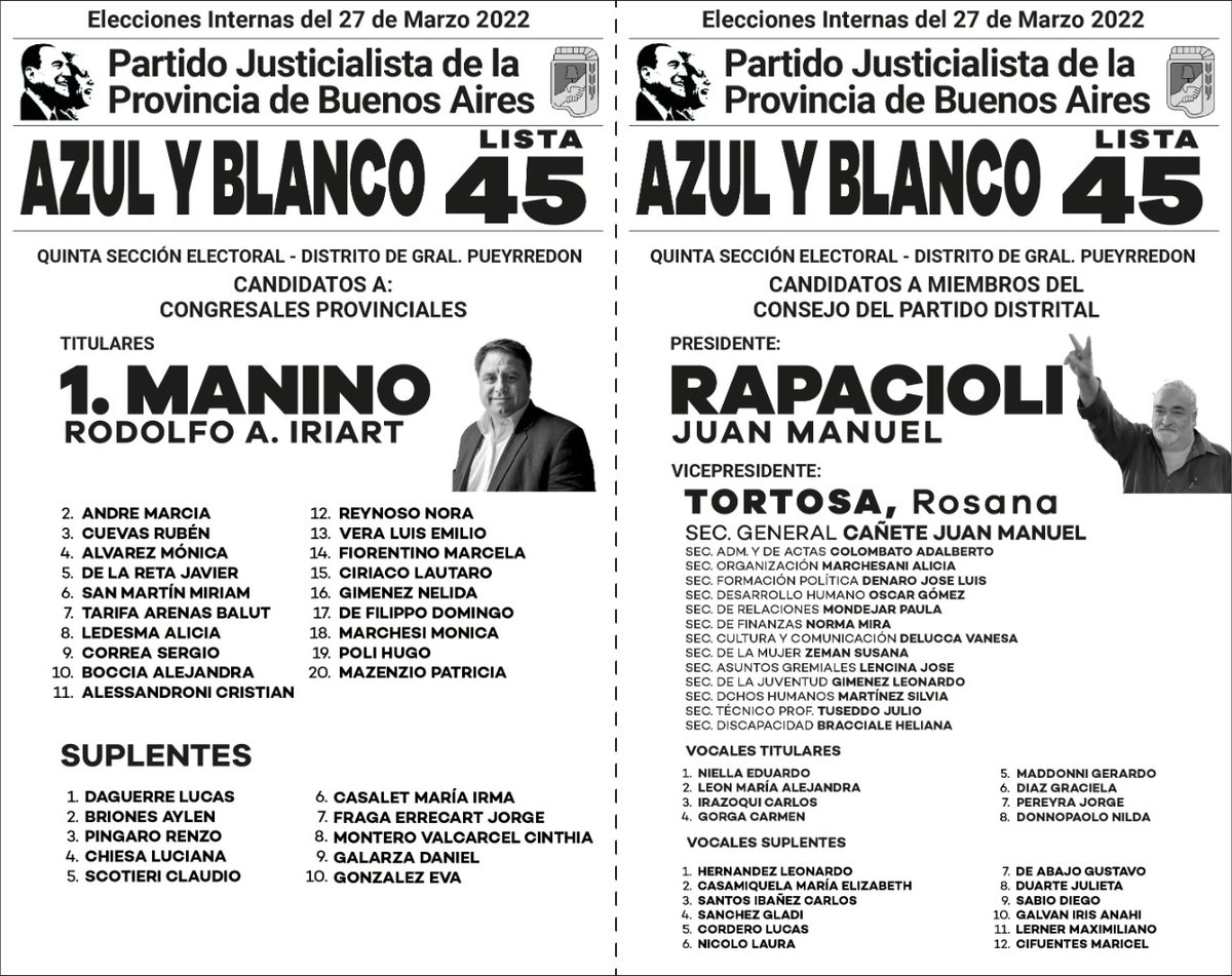 ManinoIriart's tweet photo. Mañana, todas y todos a votar con alegría. A votar PERONISMO.
#Lista45 ✌ https://t.co/l78NaSeCK6