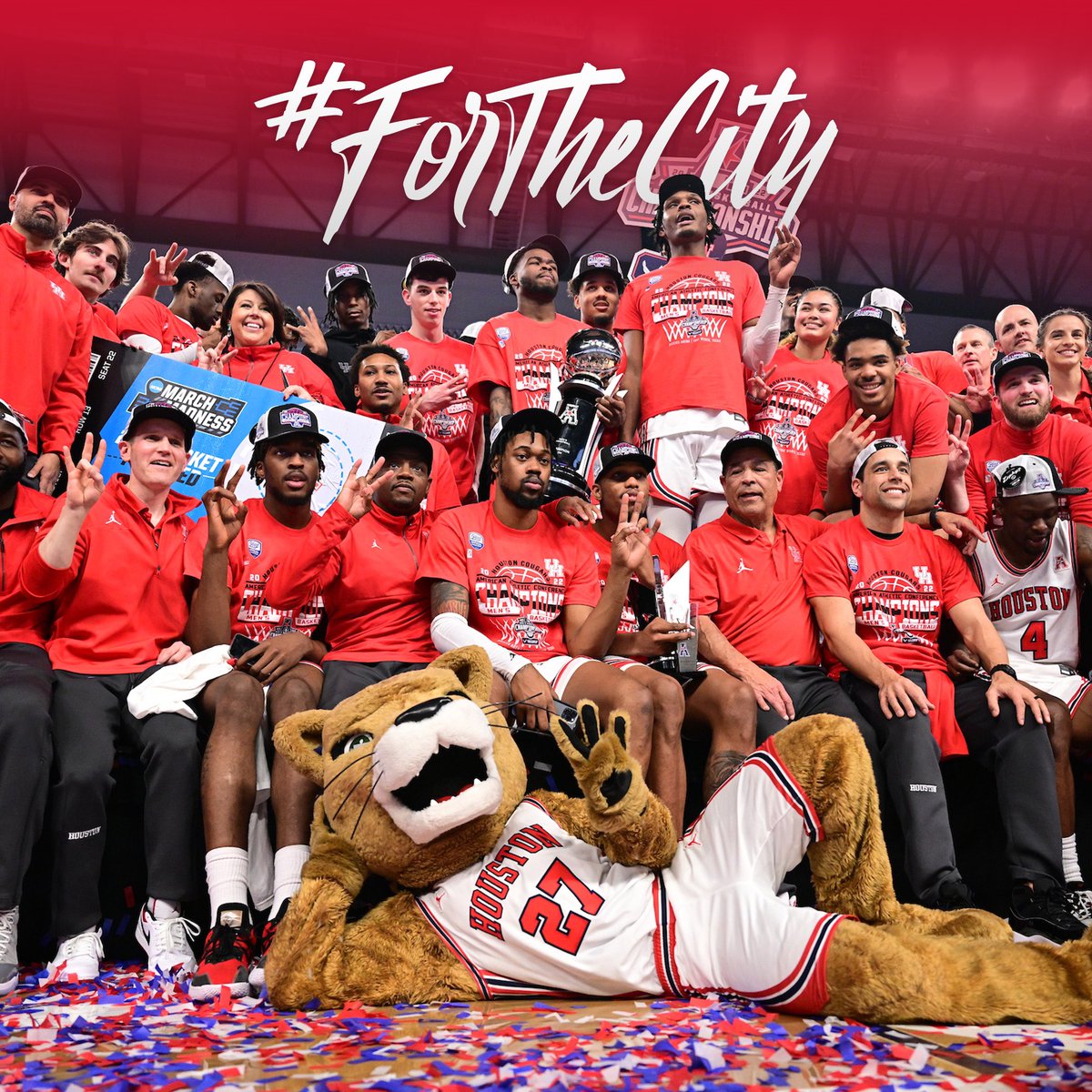 Tough loss today, but we are so proud of another incredible season of basketball from <a href="/UHCougarMBK/">Houston Men's Hoops 🏀 🐾</a>.

Thank you! #ForTheCity