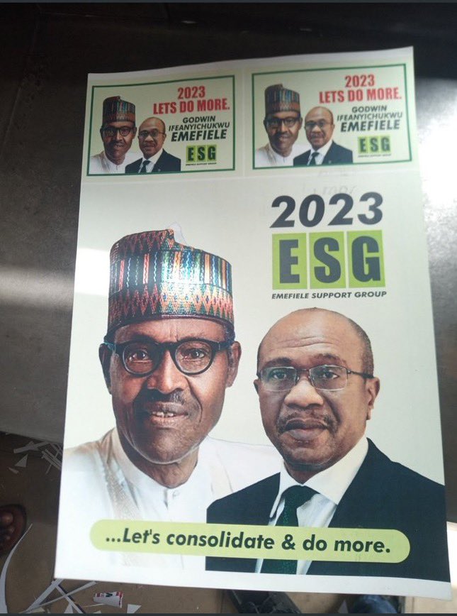 BlogHillz's tweet image. CBN Governor, Godwin Emefiele wants to be President of Nigeria in 2023, he should resign already