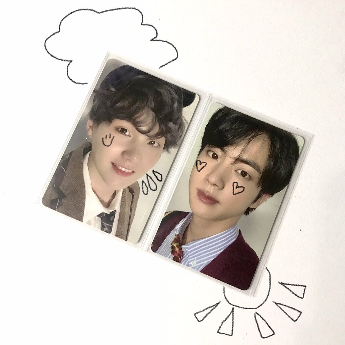 DualityBts's tweet photo. ☻ HAPPY MAIL ��

— Yoonjin mots7 v4 pcs 💥💥💥

[ @paurpleheart ]

╰┈➤ Hello! They arrived safely thanks to you 😊 And thank you for letting me adopt them. I will love them for sure. Godbless and stay safe! 🤍

♡ #ThanksPau || #shi_budols https://t.co/mQnfsrwMhg