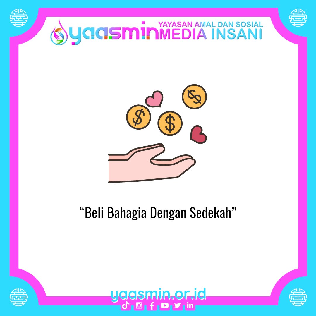 ptsultancom's tweet photo. Setan menakut-nakuti kamu dengan kemiskinan dan menyuruh kamu berbuat kikir: sedang allah menjanjikan untukmu ampunan daripadanya dan karunia. Dan Allah maha luas lagi maha mengetahui” (Al-Baqarah:268)

#yaasmin #amal #peduli https://t.co/6sCt94bn3n