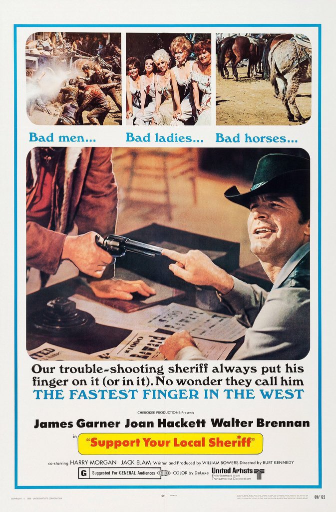 FilmNewsNos's tweet photo. 🎬MOVIE HISTORY: 53 years ago today, March 26, 1969, the movie ‘Support Your Local Sheriff!’ opened in theaters!
#JamesGarner #JoanHackett #WalterBrennan #HarryMorgan #JackElam #HenryJones #BruceDern #WillisBouchey #KathleenFreeman #WalterBurke #ChubbyJohnson #GeneEvans https://t.co/oiDvryBGET