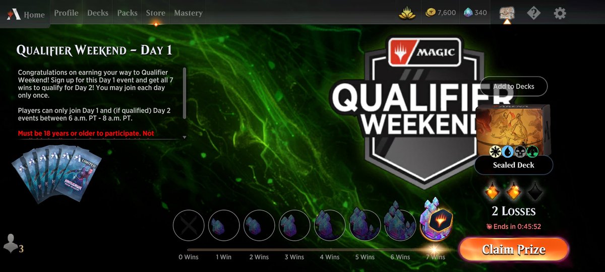 Matte993's tweet photo. Imagine being drunk at a party, remember that there's the Qualifier, put up an improbable 4c pile just to play all the bombs and still going 7-2. 
DON'T TRY THIS AT HOME.

Actually cutted blue almost every game post-side XD https://t.co/VSlvF381nO