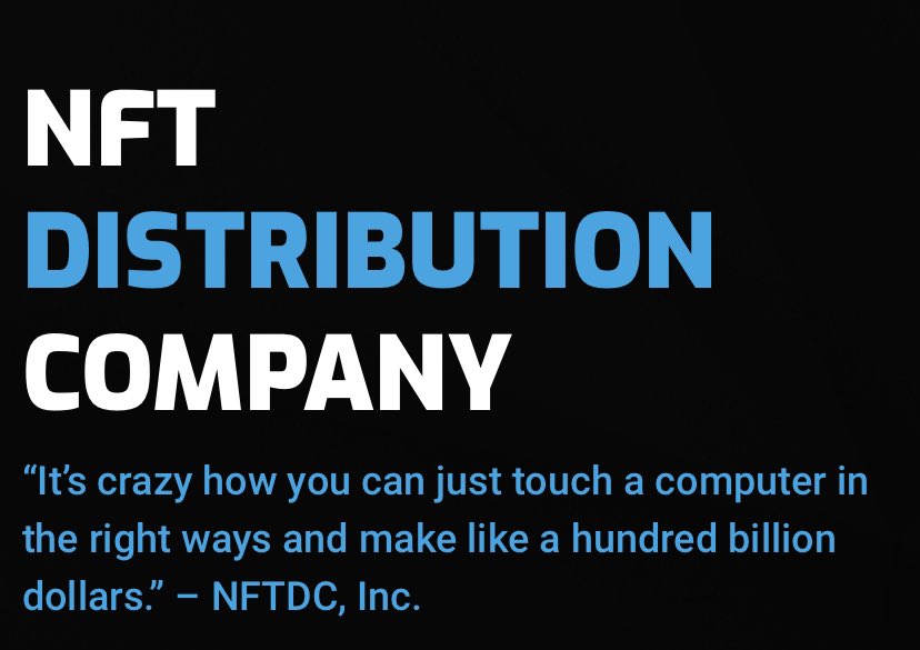 New website who dis 👀 

nftdcinc.com