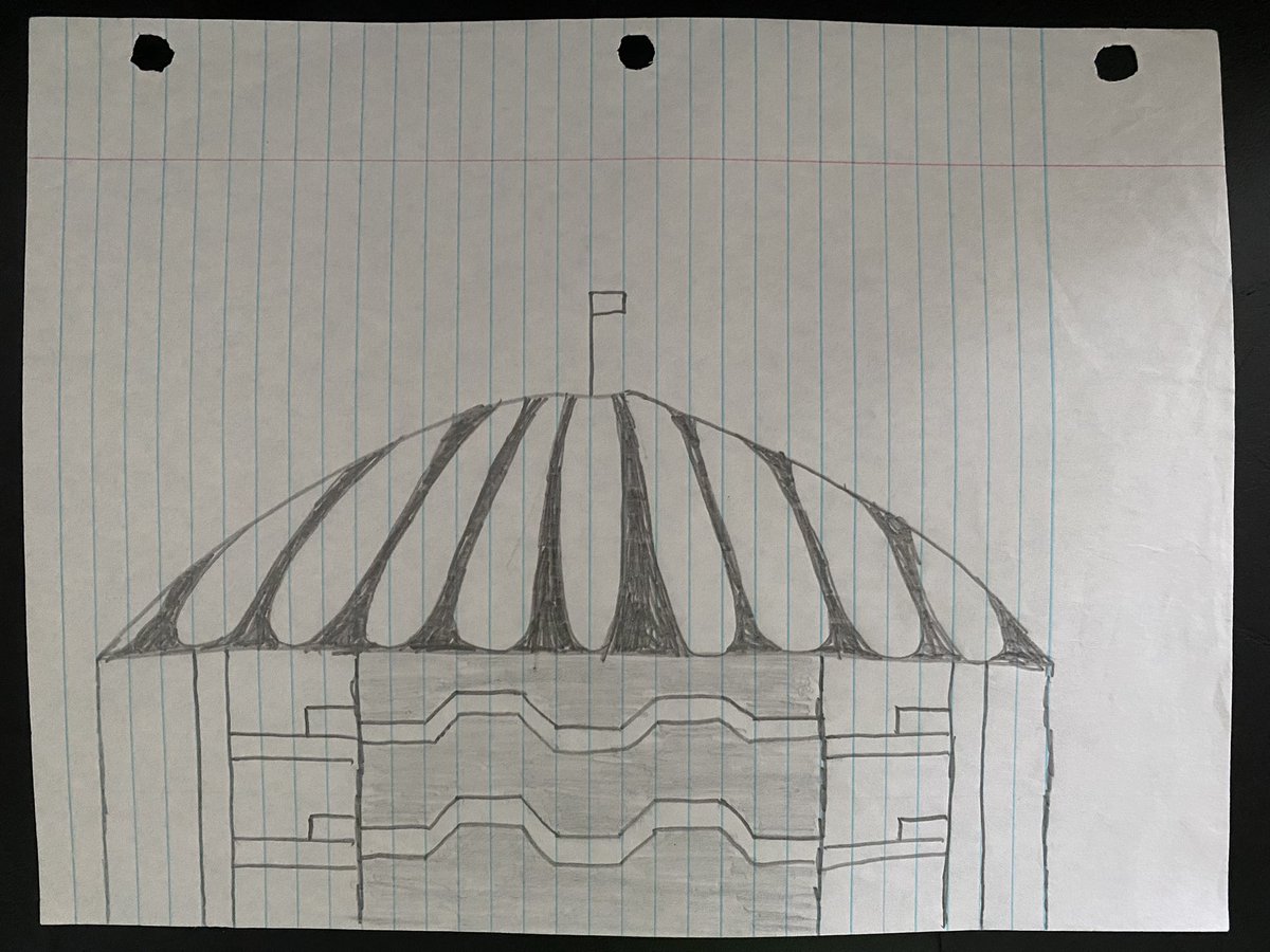 DodgerKnight's tweet photo. @Mariners I sketched this when I was a senior in high school (not in or for an art class) after having visited #Seattle in 1999. I didn’t get to see a game here because #SafecoField (@TMobilePark) already opened. #Mariners https://t.co/sAvuwMop3R