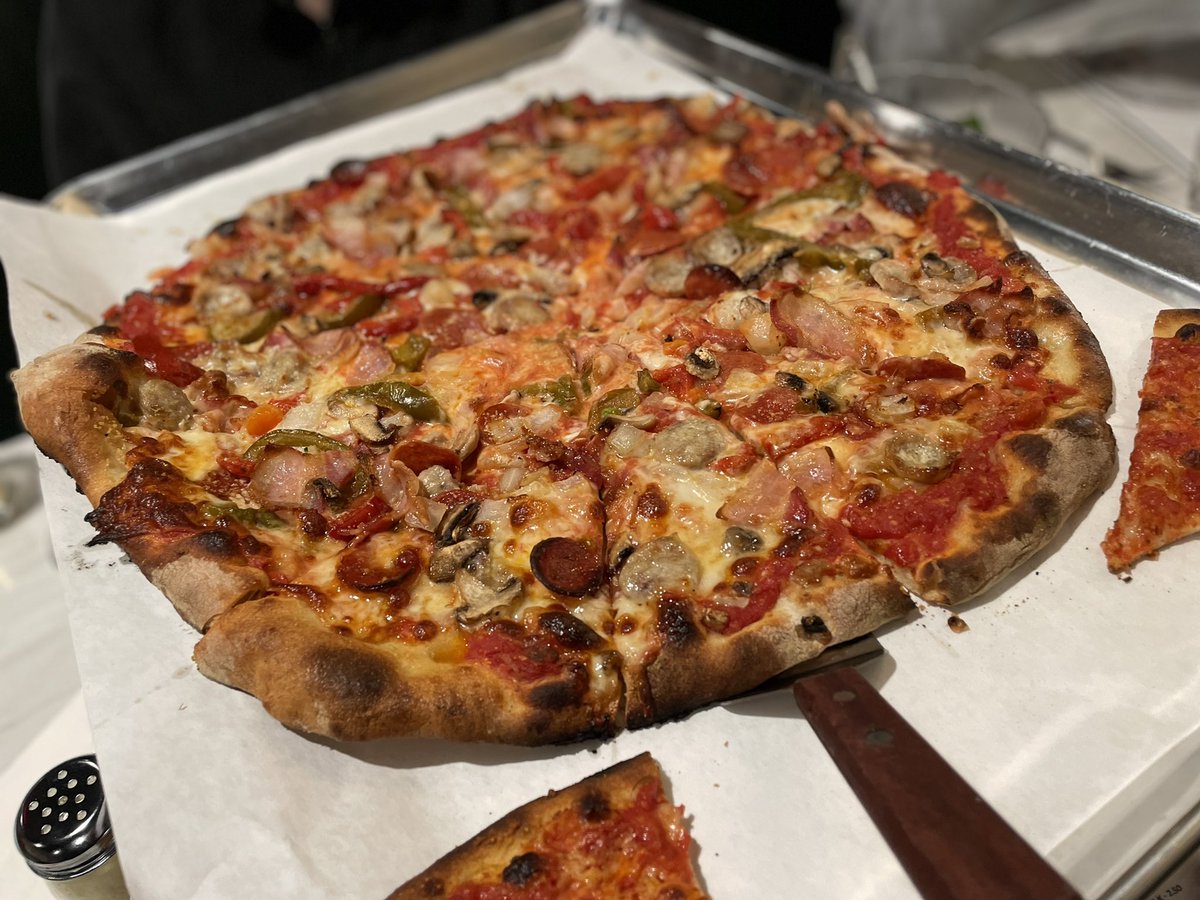 AugensteinWTOP's tweet photo. I never thought I’d live to see the day. Frank Pepe Pizzeria Napoletana comes to Washington, DC. Delighted to join for the soft opening. Grand opening, Monday. @pepespizzeria https://t.co/NNvGqalEpH
