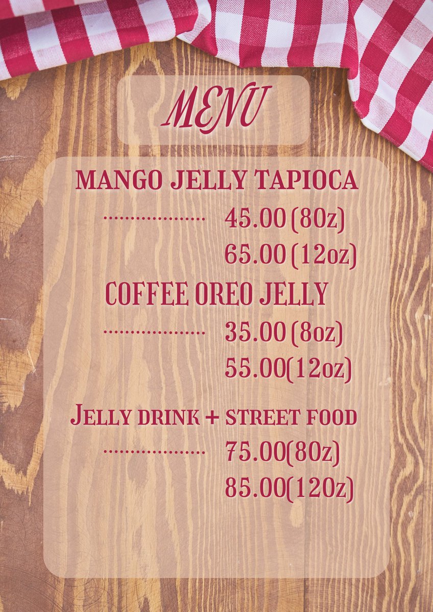 VegaJoje's tweet photo. Sell with a cause!
ALL Proceeds will got my mother's medication expenses.
AVAILABLE:
10 cups of Mango Jelly Tapioca
5 cups of Jelly drink + street food
(Tempura/Fries/Kikiam/Flat balls
Out of stock:
Coffee Oreo Jelly
#CMA'sRefreshment
#cmathings https://t.co/IjFSFDLApD