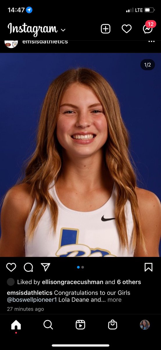 I didn’t get a good pic of her after her run today, but Lola Deane smashes a PR of 5:25 at the Jesuit-Sheaner Relays in the Elite 1600 today! She was ranked almost last today, but ended up eating 10 others!  <a href="/emsisdathletics/">EMS ISD Athletics</a>⁩ ⁦<a href="/XcBoswell/">Boswell XC</a>⁩ ⁦@boswellpioneer1⁩