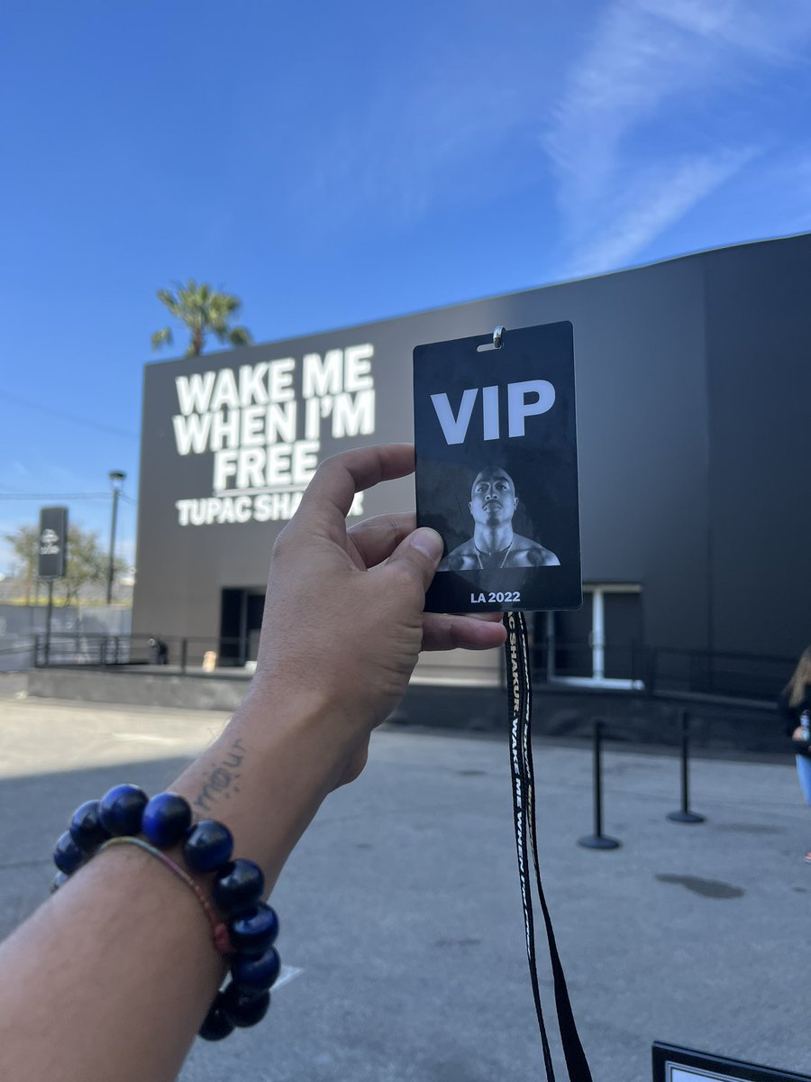 If you guys have the possibility to go at the ephemeral 2Pac museum, do it, it is a slap on your face. Love &amp; humbleness. 
#2Pac #WakeMeWhenImFree