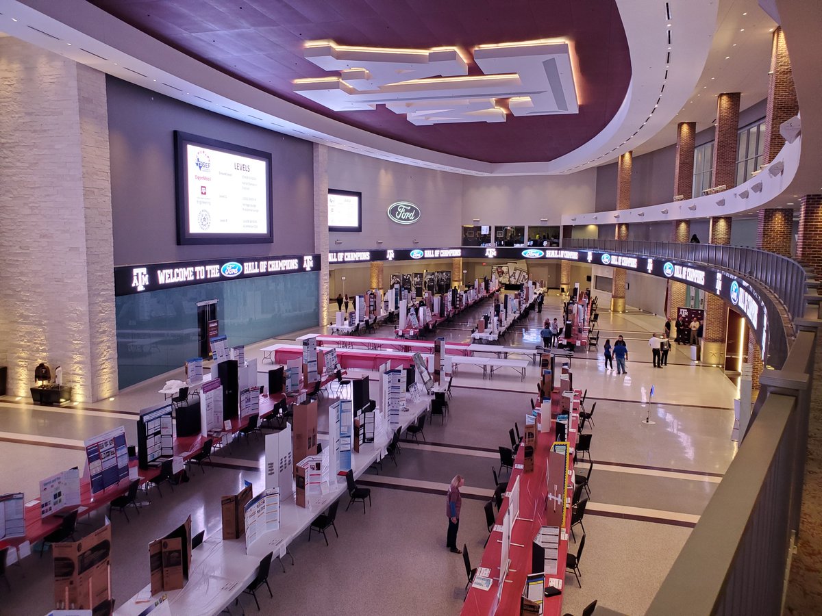 This was my 3rd year judging at the Texas Science and Engineering Fair. These kids are the best of the state. The 7th and 8th grade girls who won the junior Life Sciences section easily would have won a graduate student level contest. The future is in capable and ambitious hands.