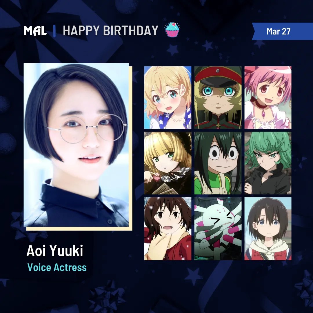 Happy Birthday to Aoi Yuuki! What's Your Favorite Role of Hers?