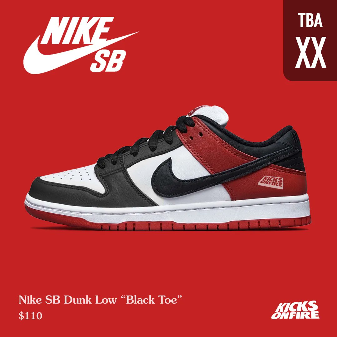 dunk low black toe