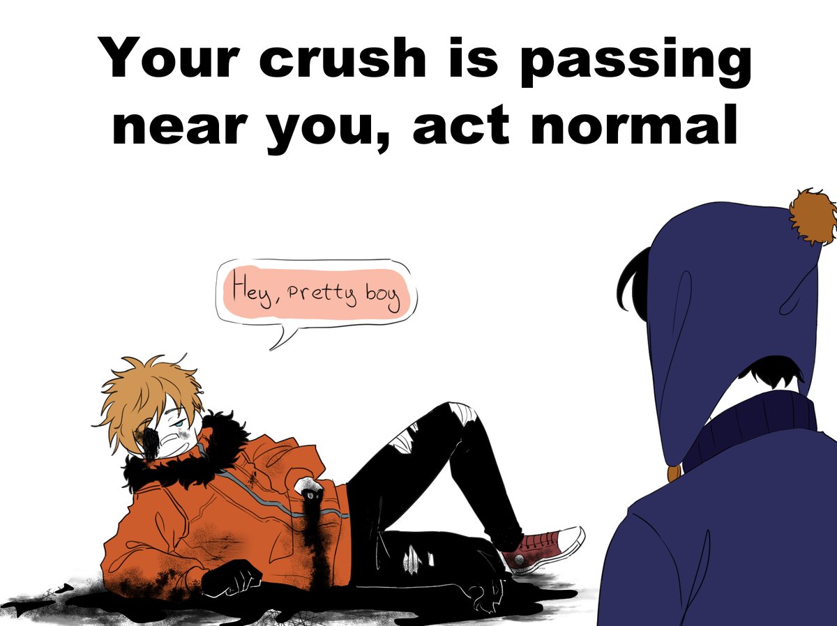 Craig is coming. Kenny pretend you're not dying!
 #spcrenny