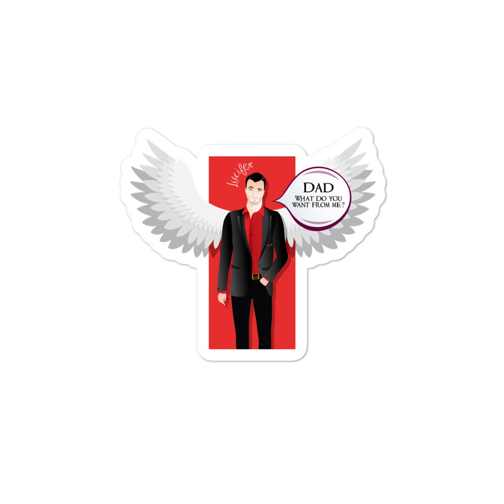 Check out this product 😍 Lucifer- LuciToons funny version of Lucifer TV show characters-Bubble-free... 😍 
by OlaFan starting at $2.99. 
Shop now 👉👉 shortlink.store/EswJjnQ7t