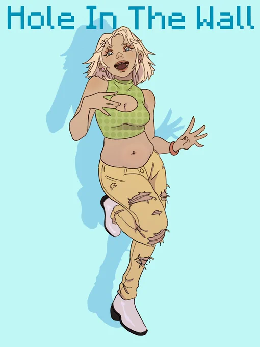 Introducing the first of the MCC games but they're lesbians, meet Hole In The Wall! She's bubbly, bouncy, and here to have fun 