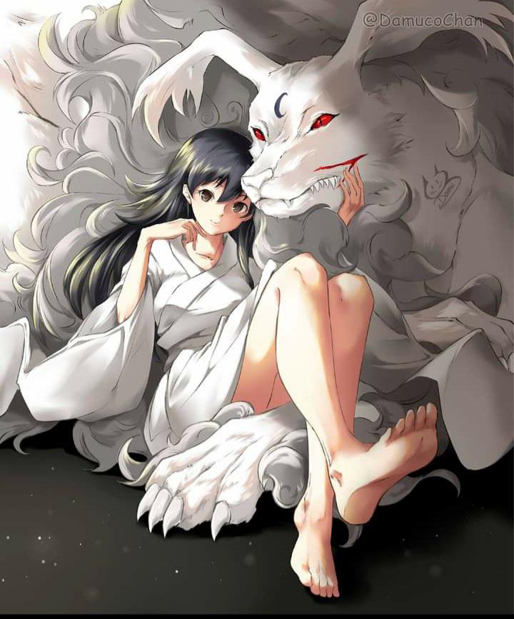 canacute94's tweet image. I love you my lord sesshomaru *true great dog demon form*