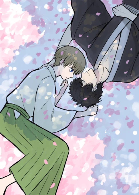 お題【桜の花びら】#土沖ワンドロライ お題ありがとうございます 