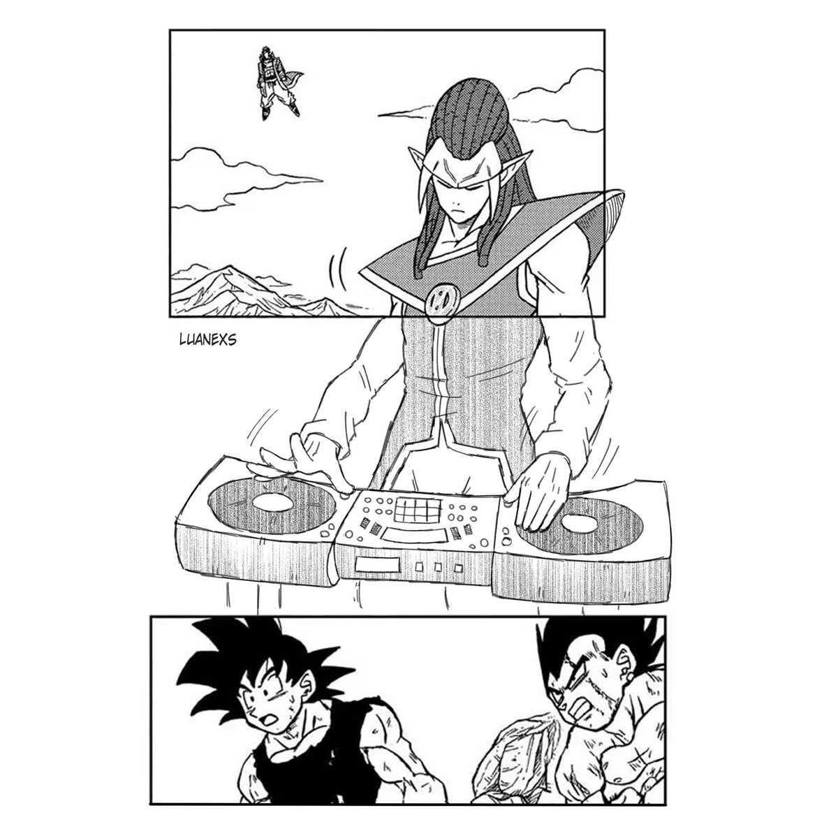 Luanexss's tweet photo. Não poderia deixar passar em branco 🤭😳
 uhuehuehueheuhhue ♥️
#Dragonball #Dragonballsuper #Goku https://t.co/lbCPpKDCbu