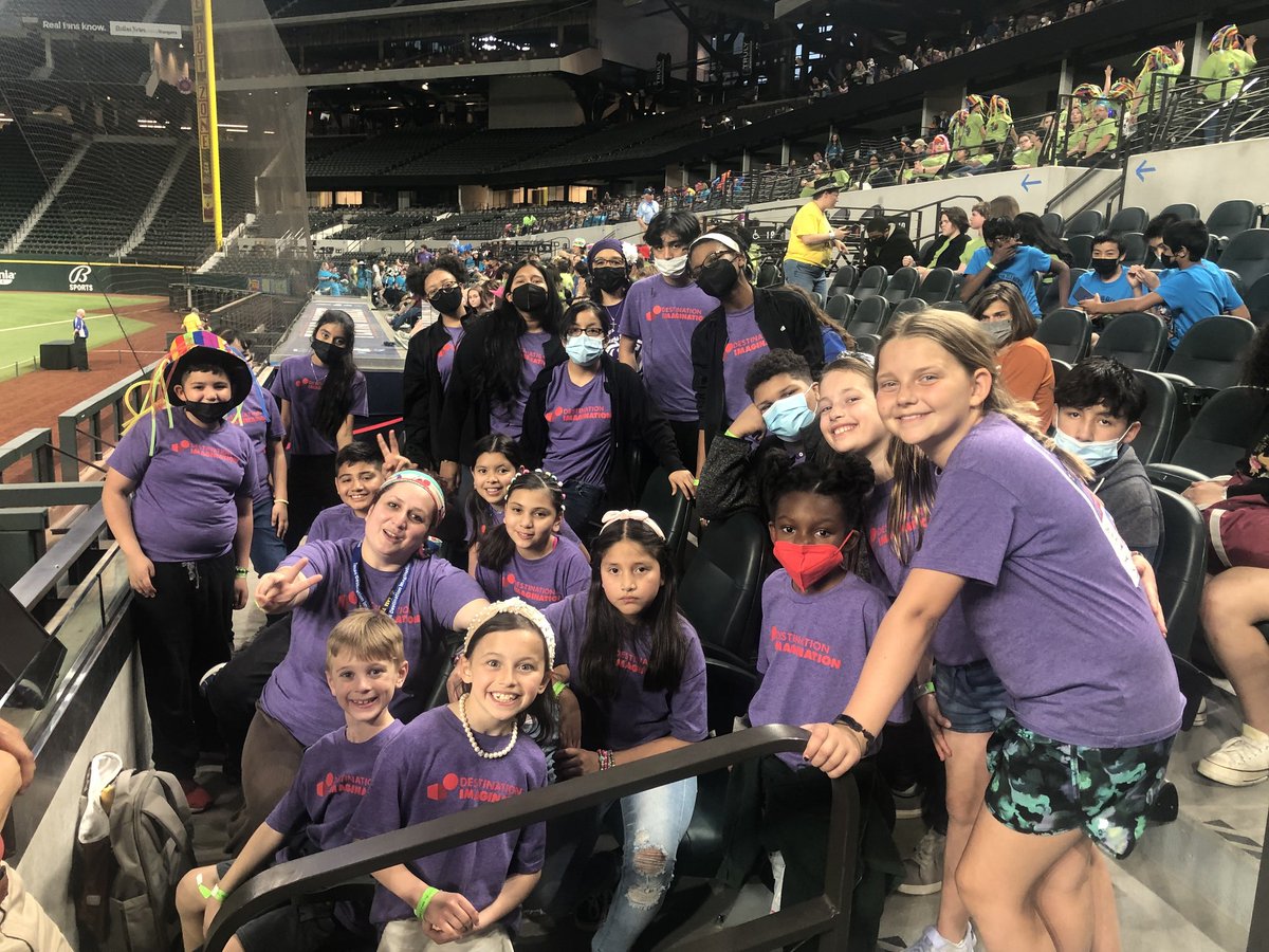 disdactivities's tweet photo. More than 6,000 students gather at Globe Life Field Park for the Destination Imagination Lone Star Finals State Tournament awards ceremony. Teams that place will be invited to attend the Global Finals tournament in Kansas City, Missouri.
#MovingOnTogether #GetInvolved #TexasDI https://t.co/tdhV30F2Ex