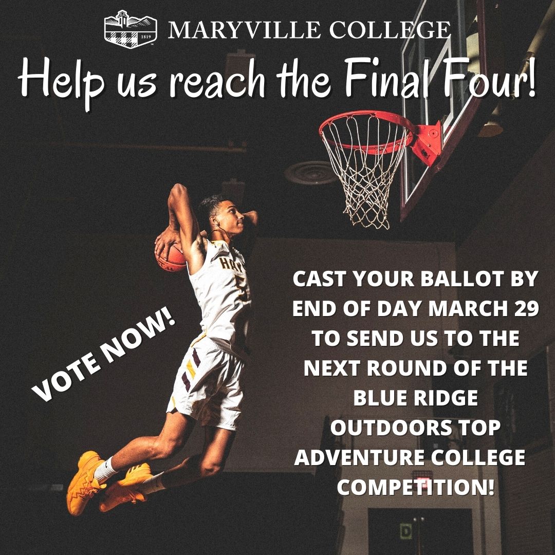 MaryvilleC's tweet photo. Don't forget: The @GoOutAndPlay Top Adventure College poll is accepting ballots through Tuesday, so if you haven't voted for us, do so before then! Link: https://t.co/AjsQ8diLKg
#maryvillecollege #topadventurecollege #goscots https://t.co/TvLZuovpPO