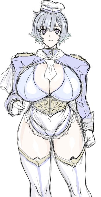 Vのガワのプロトタイプ2を考えてみてるけど前髪が決まらなくて4回目のラフ描いてる 